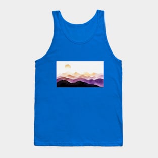 MOuntains Sunset Background Landscape Tank Top